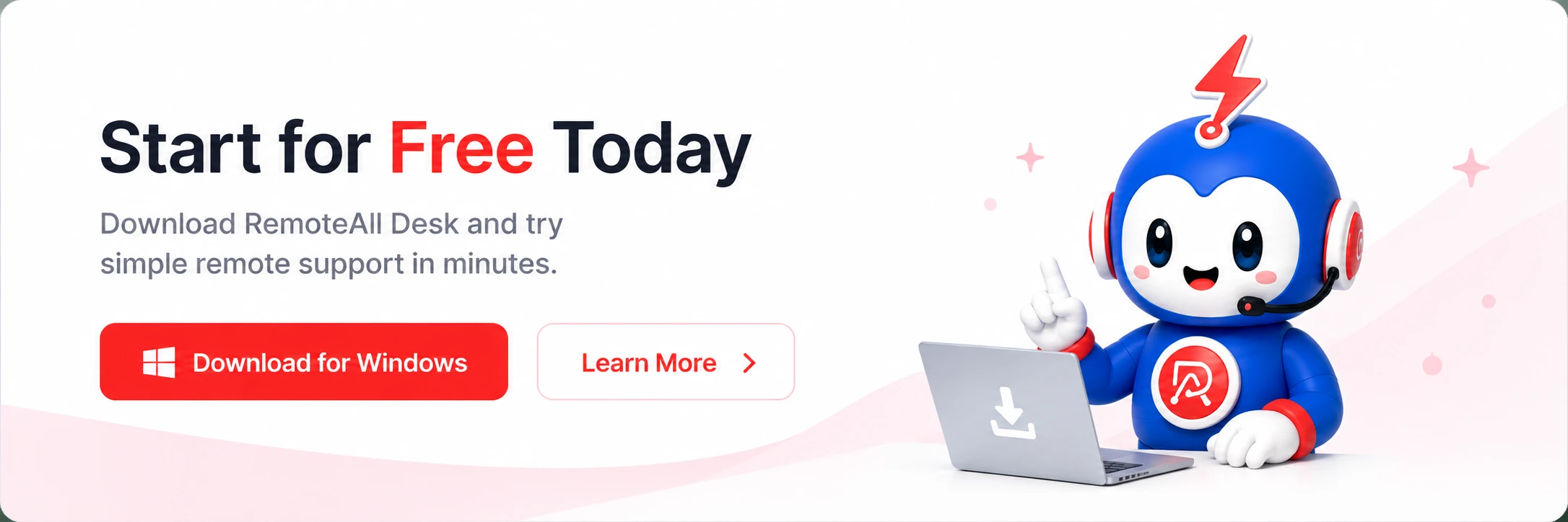 Start for free today — download RemoteAll Desk and try simple remote support in minutes.