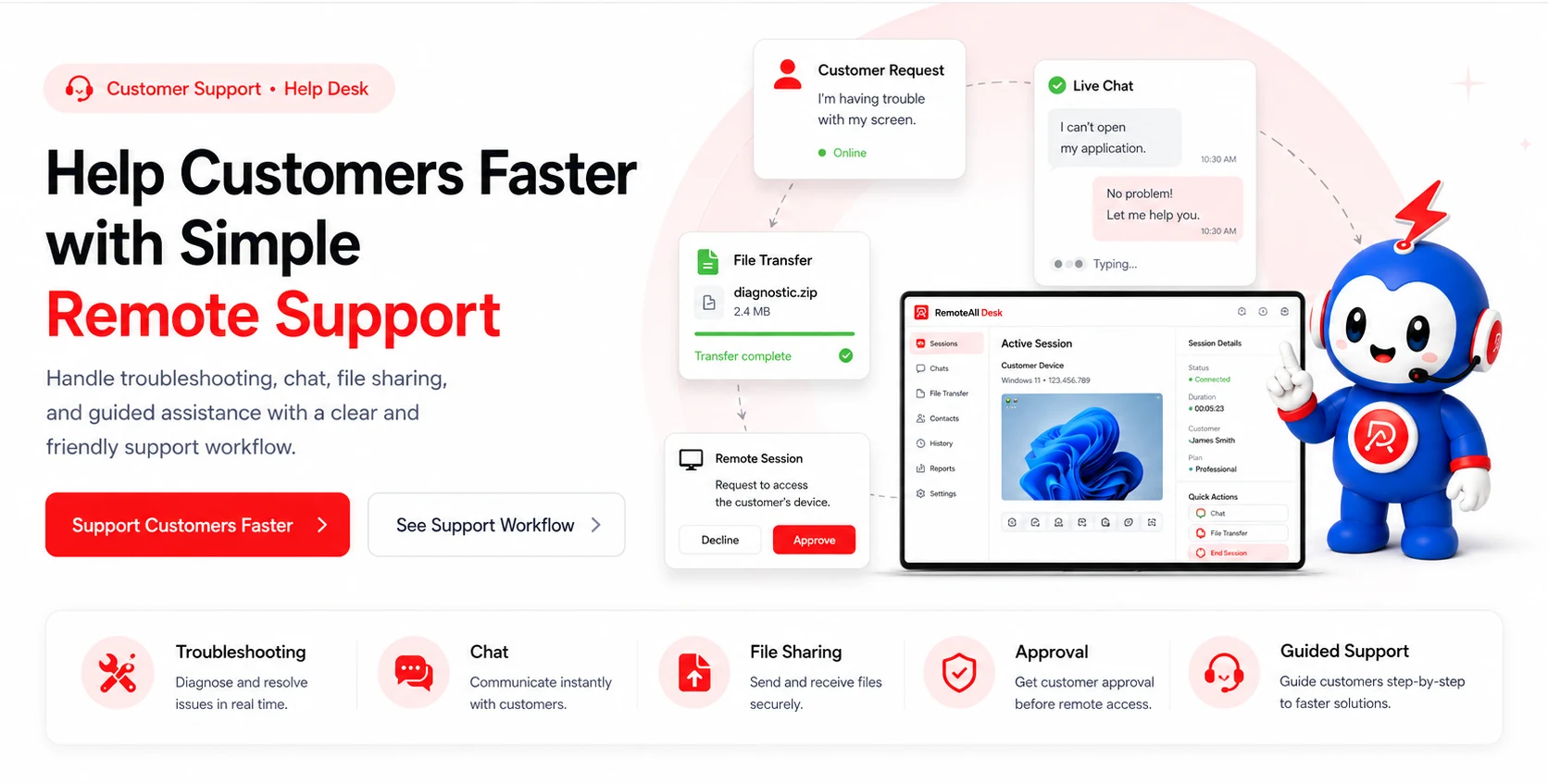 Powerful remote support for every team