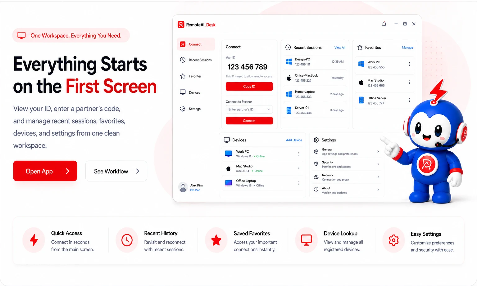 Connect in 3 simple steps