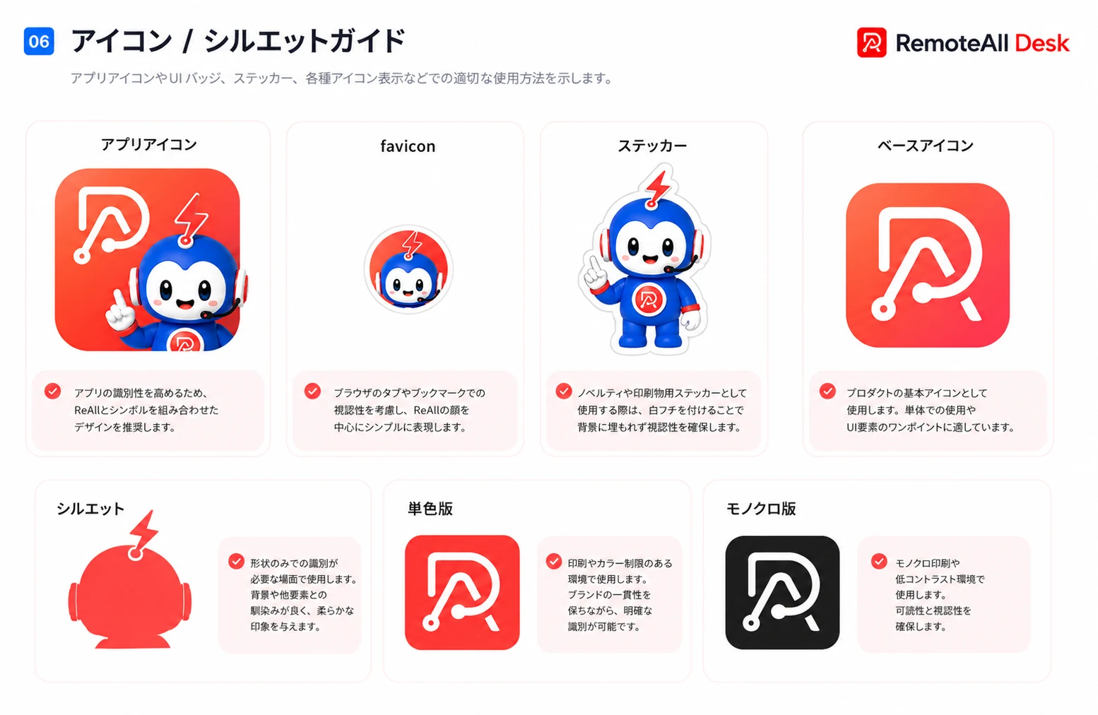 アイコン・シルエットのガイドライン