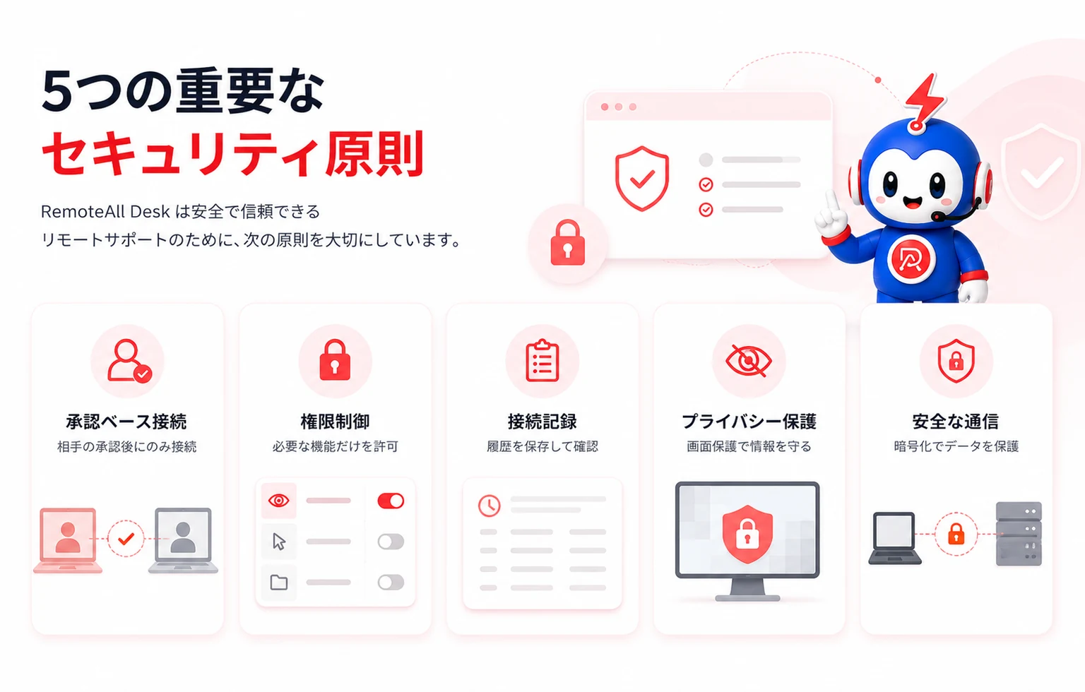 5 つの重要なセキュリティ原則